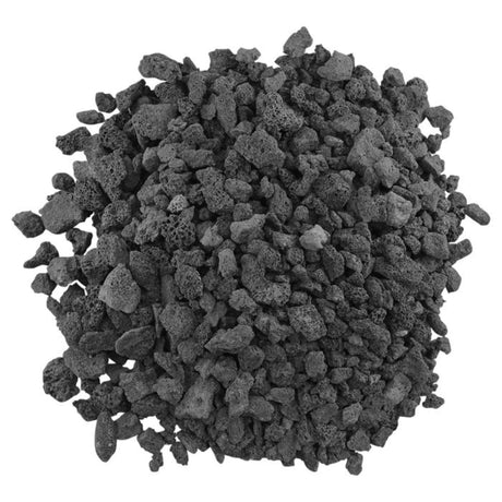 American Fireglass Medium Lava Rock, 1/2" - 1" | Use in Fireplace, Fire Pit or Bowl | Outdoor & Indoor Volcanic Rock for Natural Gas or Propane Fires | Decorative Landscaping | 10 lb Bag American Fireglass