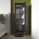 SAPITAL 6 Gun Safe,Gun Safe for Rifles and Pistols,Gun Cabinet for Rifles and Shotguns with Drawer,Electronic Rifle Safe,Gun Safes & Cabinets with LED Light, Removable Shelf and Gun Rack (6-gun safe) SAPITAL