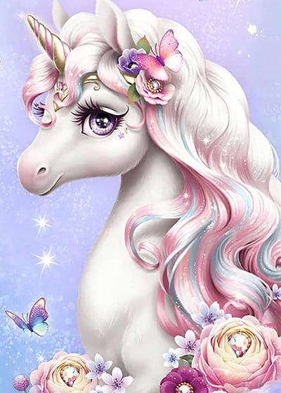 Unicorn Diamond Painting Kit - DIY Diamond Art with High-Relevance Diamond Painting Kits for Adults - Paint by Diamonds, Create Stunning Unicorn Designs,12×16 inch