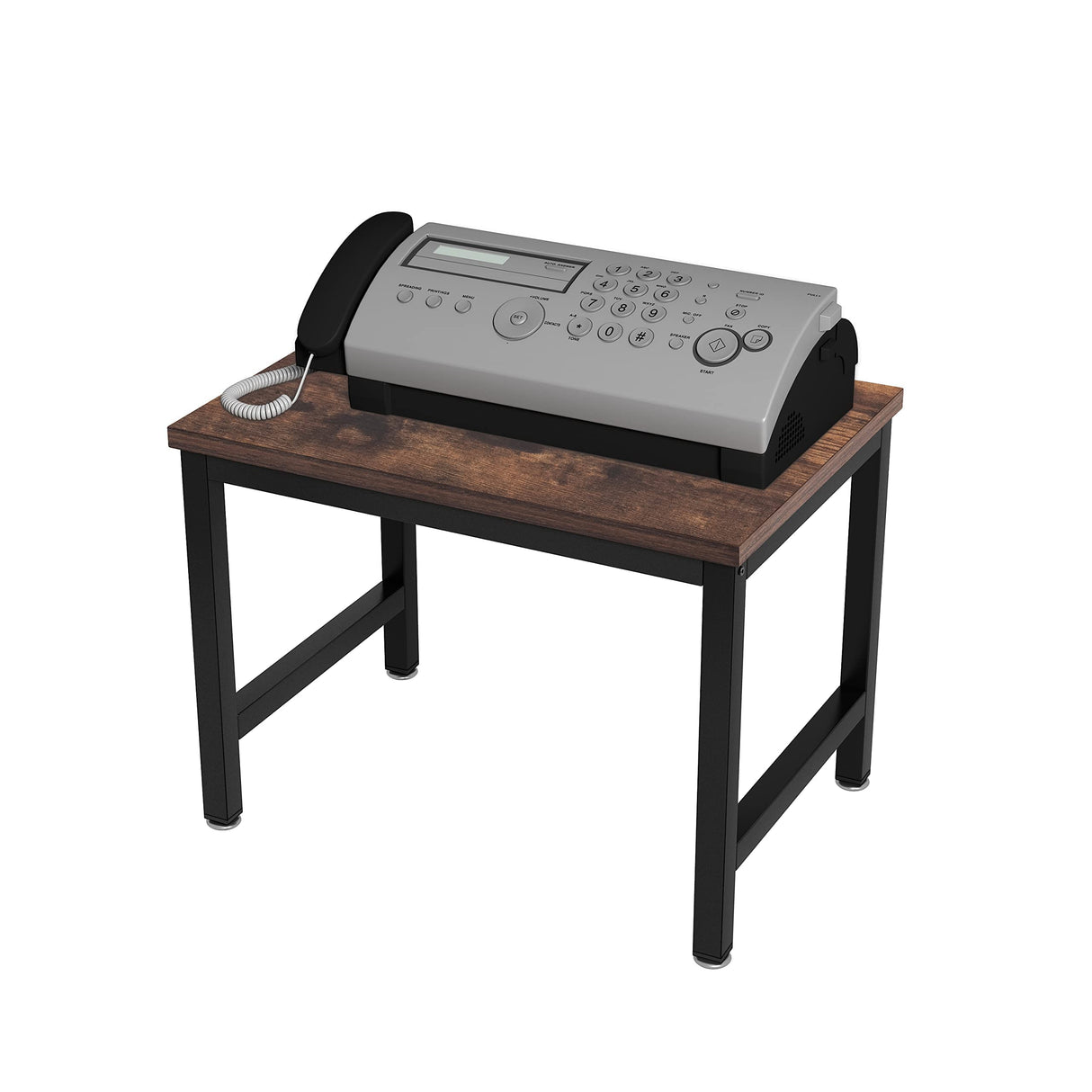 JOIN IRON Printer Stand, Desktop Stand for Printer, Storage Shelf, Book Shelf and File Shelf for Home Office (BRN) JOIN IRON