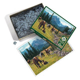 Cobble Hill 1000 Piece Puzzle - Horse Meadow - Sample Poster Included Cobble Hill Puzzle Company Ltd.