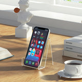 Suneerplay 4 Pack Acrylic Book Stand, Book Holder for Display, Clear Easel Stand for Display, Display Holder for Postcard, CD, Frame, Picture, Magazine, Plate, Phone, Sticker Suneerplay