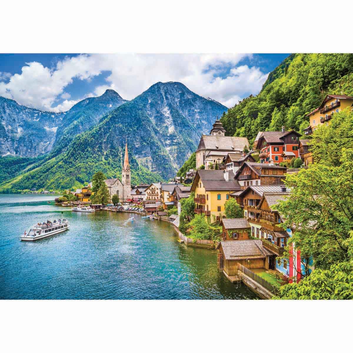Anatolian Puzzle - Hallstatt Lake, 2000 Piece Jigsaw Puzzle, 3959, Multicolor, Standard Anatolian