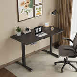 Win Up Time Electric Standing Desk Whole Piece Desktop Height Adjustable Desk- Standing Computer Desk, Sit to Stand Desk, Electric Stand Up Desk on Wheels Win Up Time