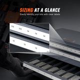 VEVOR End Mill Dispenser Cabinet, Three-Drawer End Mill Dispenser, End Mill Organizer Cabinet Cold Rolled Steel, End Mill Dispenser Organizer Cabinet Holder for Fractional Size from 1/8" to 1" VEVOR