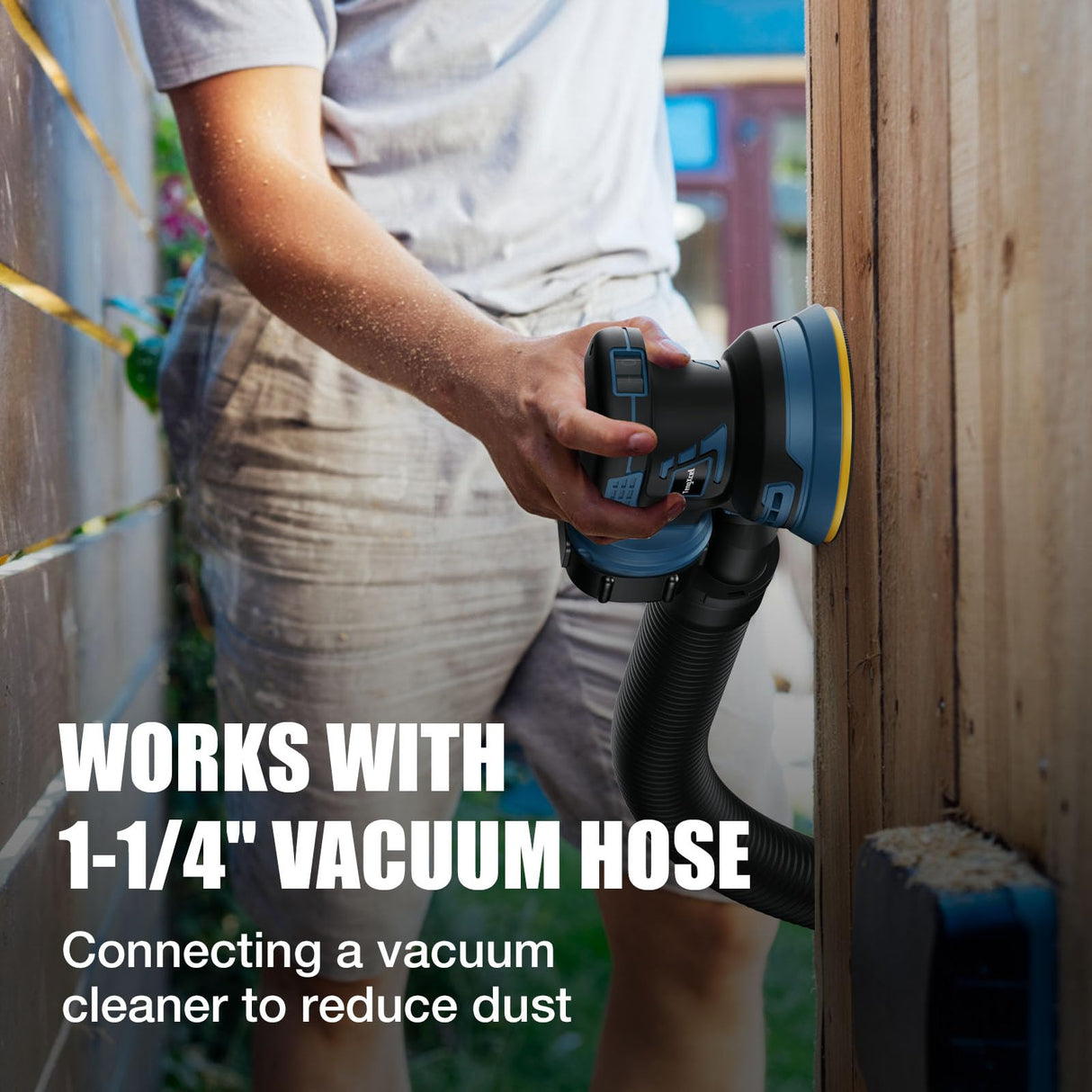 5" Orbital Sander for Makita 18V LXT Li-ion Battery, Palm Sander with Brushless Motor, Electric Hand Sander for Woodworking and Polishing(Battery Not Included) TengXcel