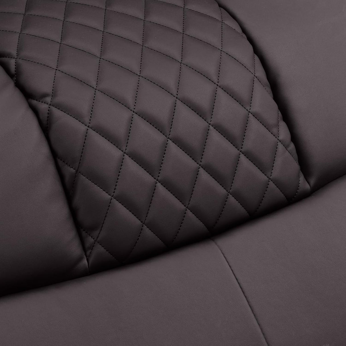 COMHOMA Power Recliner Chair PU Leather Electric Massage Recliner Sofa for Living Room Home Theater Seating with Cup Holders and LED Lighting(Brown) COMHOMA