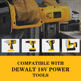 2Pack DC9096 18V 4.8Ah Replacement for Dewalt Battery Compatible with Dewalt 18V Battery DC9098 DC9099 DC970 DW9095 DW9096 DW9098 DW9099 DE9095 DE9096 DE9098 Cordless Power Tools WoodArtSupply