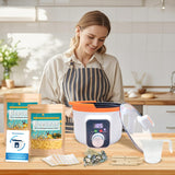 Ksedcon Beeswax for Candle Making Kit, 5lb Beeswax to Make Candles Include Bees Wax with Digital Wax Melter, Candle Wicks, Stickers, Candle Making Kit for Adults Ksedcon