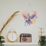 SKRYUIE Hanging Diamond Art Kits for Adults Bird, DIY Window Pendant Diamond Painting Kit Sun Catcher, Special Shaped Crystal Acrylic Double Sided, Porch Outdoor Garden Ornaments 7.486 x 7.29 Inch SKRYUIE