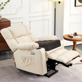 HAVARGO Recliner Cushions for Elderly, 20x20x5 Inch Thick Chair Cushion Patent Design Soft Tufted Dual Layer Booster Seat Cushions for Seniors Recliner Risers Taupe 1P HAVARGO