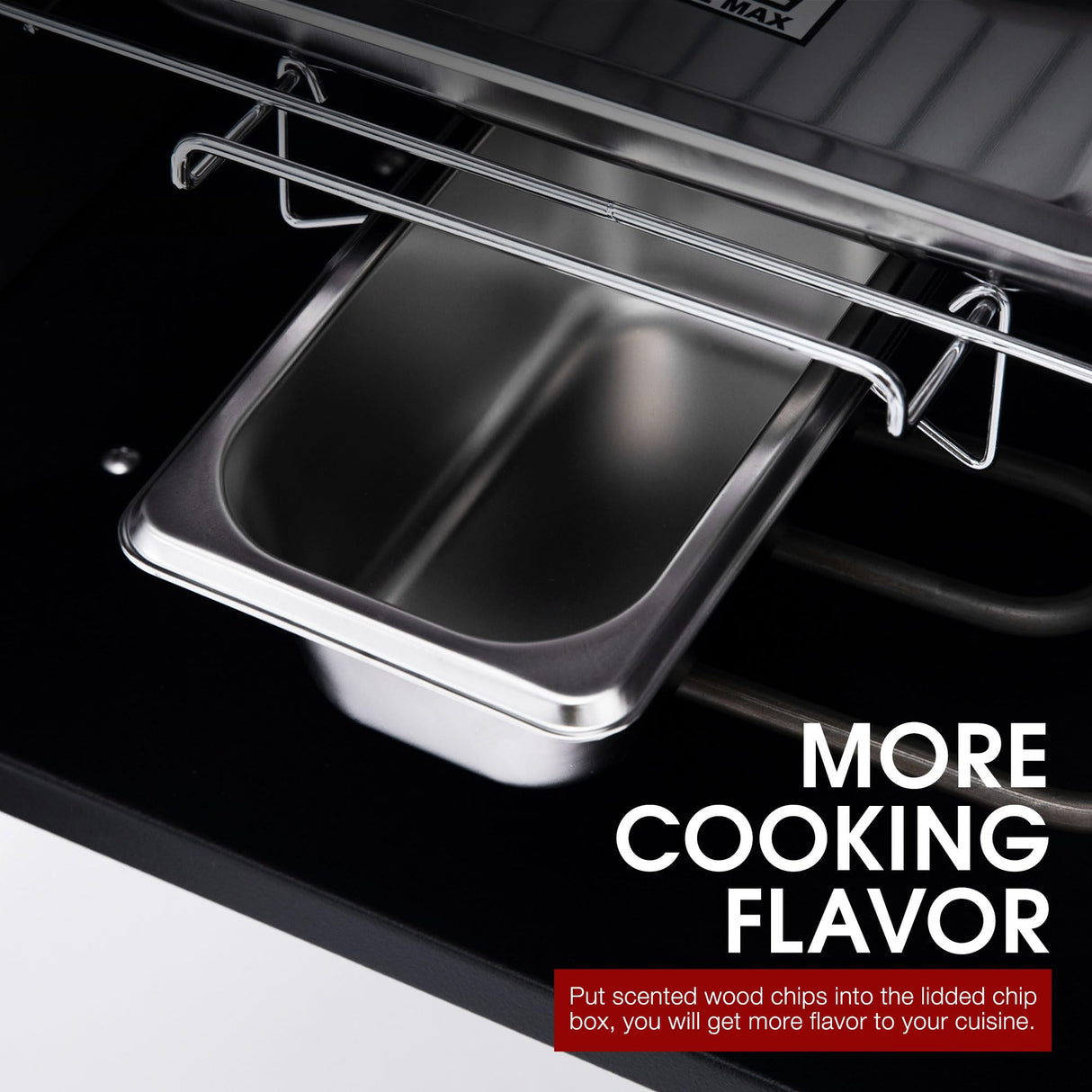 Royal Gourmet SE2805 28-Inch Analog Electric Smoker with 3 Cooking Grates, Outdoor Smoker with Adjustable Temperature Control & 454 Sq. In. Cooking Area for Outdoor Backyard BBQ, Black Royal Gourmet