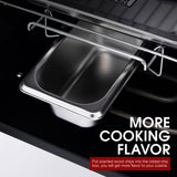 Royal Gourmet SE2805 28-Inch Analog Electric Smoker with 3 Cooking Grates, Outdoor Smoker with Adjustable Temperature Control & 454 Sq. In. Cooking Area for Outdoor Backyard BBQ, Black Royal Gourmet