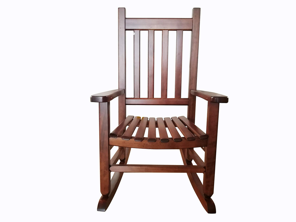 Rocking Rocker - K086NT Durable Natural Child’s Wood Porch Rocker/Outdoor Rocking Chair - Indoor or Outdoor - Suitable for 4-8 Years Old Rockingrocker