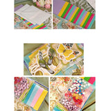 Gigicloud Paper Card Making Kits, Handmade Greeting Card Kits DIY Card Making Material Set Colorful Card Making Set for Birthday, Thanksgiving, Christmas, Baby Shower, 15 Cards + 15 Envelope Gigicloud