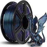 FLASHFORGE 3D Printer Filament Chameleon PLA Color Shift Filament 1.75mm, Changes Color with Light and Angles, 1KG Spool (2.2lbs), Dimensional Accuracy +/- 0.02mm for FDM 3D Printers (Burnt Titanium) FLASHFORGE