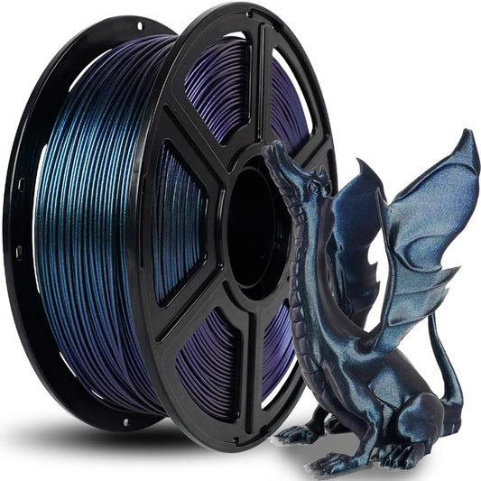 FLASHFORGE 3D Printer Filament Chameleon PLA Color Shift Filament 1.75mm, Changes Color with Light and Angles, 1KG Spool (2.2lbs), Dimensional Accuracy +/- 0.02mm for FDM 3D Printers (Burnt T - WoodArtSupply