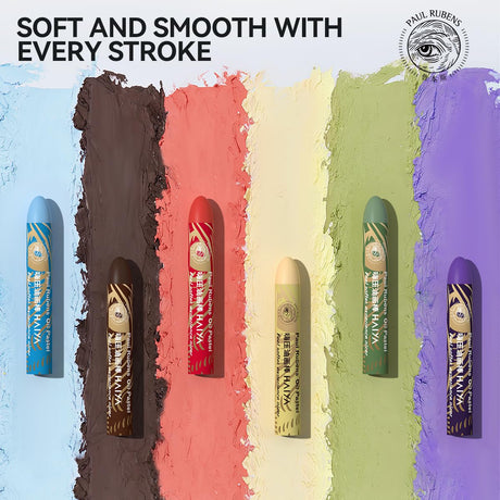 Paul Rubens Oil Pastels Set - 72 Vibrant Colors, Ultra-Soft and Creamy Texture, Easy to Blend for Artists and Beginners - Bullet Head Design for Drawing, Painting, Sketching - New Packaging Paul Rubens