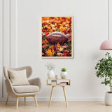 KAYEIUU Fall Football Autumn 5D Adult Diamond Art, DIY Diamond Art Painting Kits for Decor Canvas 12x16inch, 30x40cm KAYEIUU