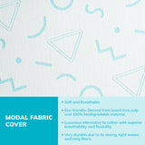 MLILY 5 Inch Twin Mattress for Kids, Bunk Bed Mattress with Mattress Protector in a Box Made in USA CertiPUR-US Certified, Medium Firm Trundle Foam Mattress, Blue MLILY