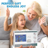 EsLuker.ly Latch Hook Rug Kit DIY Crochet Carpet for Adults Kids Beginners, Starry Sky Patterns Pre-Printed Canvas Yarn Rug Hooking Kits, Creative Craft Home Decor Ideal for Learning Rug Making EsLuker.ly