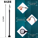 2 Pack Magnetic Helping Hands Soldering,Flexible Gooseneck Metal Arms for Automobile Electronics Soldering jewelry, Painting Art Crafts Hobby with Adjustable Alligator Clips Beclumas