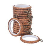 Wooden Embroidery Hoops Set (4Inch) - Display Frame for Cross Stitch, Hand Sewing & Wall Decor - 15 Pack Craft Hoop Rings Zuaooz