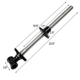 HFS(R) Heavy Duty Workbench Vise Screw with 3 TPI Acme Threads 17 Inch Capacity HFS