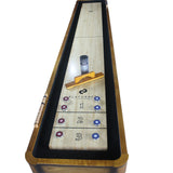 Playcraft Georgetown Honey 12 Foot Shuffleboard Table Playcraft