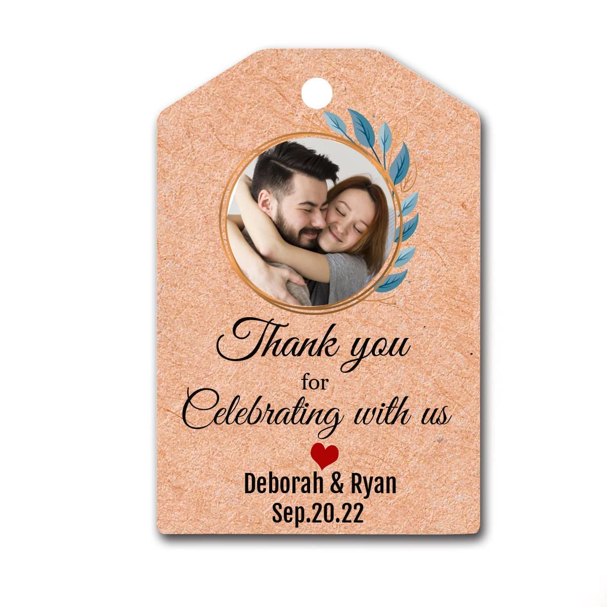 120 Pack Custom Paper & Kraft Tags,Gift Tags,Personalized Bridal,Birthday Celebrating Hang Labels Tag with Twine - WoodArtSupply