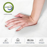 FTOPBTB 10 Inch Twin Size Mattress, Cooling Gel Memory Foam Medium Firm Mattress, Breathable Pressure Relief, CertiPUR-US Certified Foam, Mattress-in-a-Box, No Fiberglass (10 Inch, Twin) FTOPBTB