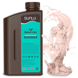 SUNLU 3D Printer Resin, Strong Durable Nylon Like 3D Resin for LCD DLP SLA Resin 3D Printers, 395-405nm UV Light Curing 3D Printing Liquid Photopolymer Resin, Good for Functional Parts, 1000g, Beige SUNLU