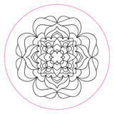 Mandalas Embroidery Transfers (set of 10 hoop designs!) PETER PAUPER PRESS