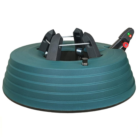 Leejec Christmas Tree Stand with Water Reservoir, Fast Clamped 6 Ft Real Tree with 5.1" Diameter, Water Level Indicator Equipped, No Assembly Required Leejec