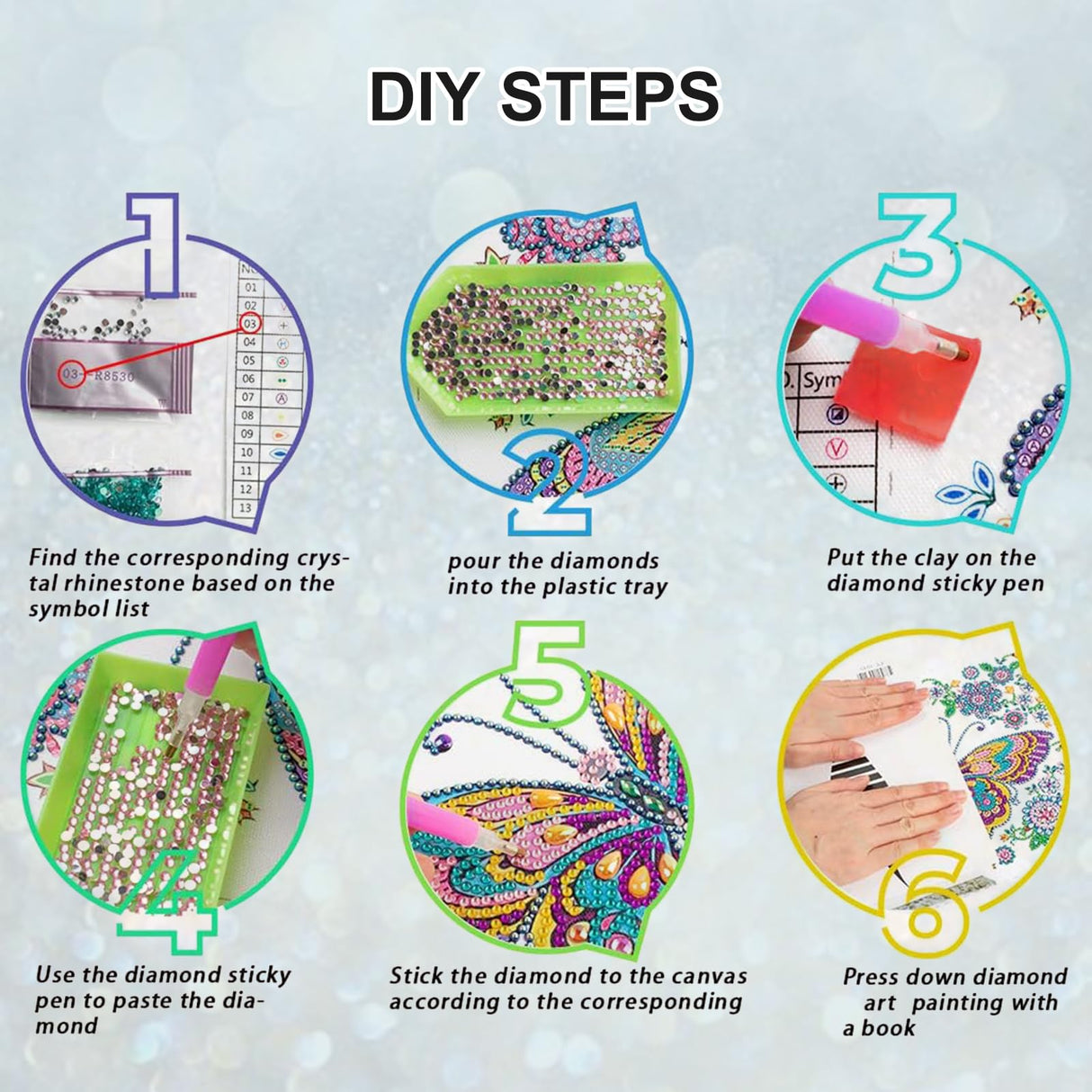 Acudotr Diamond Painting Kits for Adults Fish, 5D Special Shape Diamond Art Kits for Beginners, Crystal Rhinestones Diamond Painting for Home Wall Decoration, 12×12 Inch Acudotr