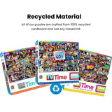 MasterPieces - 1000 Piece Jigsaw Puzzle, Nostalgic 80’s TV Shows Collage, Retro Entertainment Fun for Adults, Family, Kids, Non-Glare Finish, 19.25" x 26.75" Masterpieces