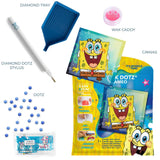 DIAMOND DOTZ Kits - Spongebob - Surprise, Round Dotz, Partial Drill, Spongebob Diamond Art, Spongebob Diamond Painting, Cartoon Diamond Painting, Diamond Art Cartoon DIAMOND DOTZ