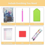 DAZZLEDOTS Dragon Diamond Painting Kits for Adults, Book Diamond Art Kits for Adults Beginner, 5D DIY Full Drill Diamond Dots Paintings for Home Wall Decor Gift 12X16 Inch DAZZLEDOTS