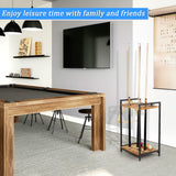 Jolensoy Pool Stick Holder Pool Cue Holder Floor Stand Cue Stick Holder 10-Hole Billiard Cue Racks for Game Room Billiard Room Decor Club Pool Table Accessories Jolensoy