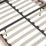 Little Seeds Valentina Kids' Full Upholstered Bed, Pink Velvet Little Seeds