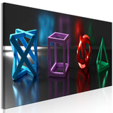 artgeist Acoustic Canvas Wall Art Print for Gamers Game Console 47x16 in - 1pcs Picture with Acoustic Foam Sound Print Artwork Room Acoustics Soundproofing 3D Effect Play Game Gaming i-A-0196-b-a artgeist