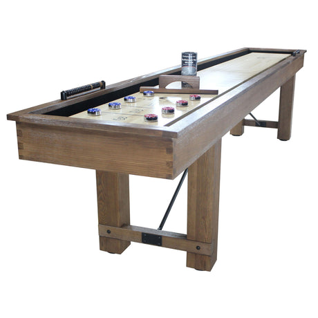 Playcraft Montauk Pecan 12' Shuffleboard Table Playcraft