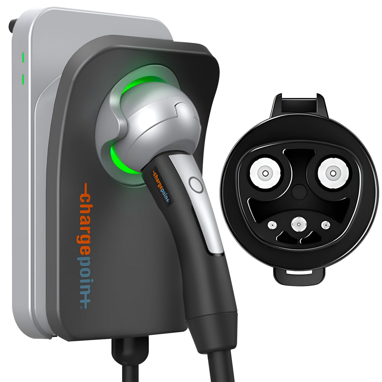 ChargePoint HomeFlex Level 2 EV Charger NACS, Hardwire Electric Car Charger Compatible with Tesla ChargePoint