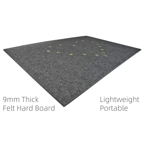 TELY Foldaway Puzzle Board Felt Mat for up to 2000 Pieces of Jigsaw Puzzle, Foldable for Easy Storage Puzzles, Portable Puzzle Pad(Extra Large) TELY