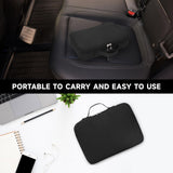 Sgorlds Portable Gun Safe for Handgun and Valuables, Pistol Safe, Gun Box for Handguns, Gun Safes with Handbag for Car, Home, Travel 9.4" x6.6" x1.8",Black Sgorlds