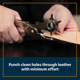 Weaver Leather German Made Revolving Punch , Steel Weaver Leather
