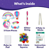 Skillmatics Poke-in Art - Magical Unicorn Dream Decor, Mess-Free Fun for Kids, DIY Wood Craft Kits, Creative Activity, Gifts for Ages 4, 5, 6, 7, 8, 9 Skillmatics