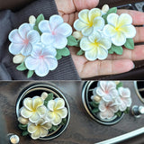Wehous 2PCS Flower Silicone Mold 3D Cute Flower Resin Candle Molds for Candle Making Silicone Fondant Chocolate Cake Decorating Mold Candle Soap Wax Resin Concrete Clay Casting Craft Mould Wehous