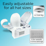 Danyco Hat Shaper Machine with Stiffening Spray – Adjustable Hat Care & Reshaping Device - Tool for Caps, Snapbacks, Fitted Hats – Fan Drying Tech for Shape Restoration & Preservation DANYCO