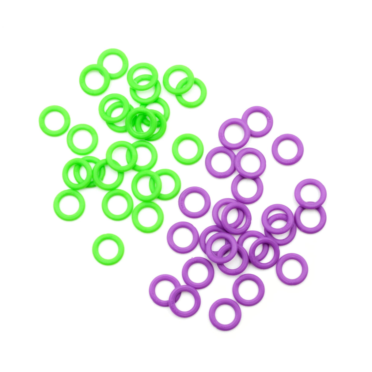 Clover Soft Stitch Ring Markers, Multicoloured, 5" Height, 2.6" Length, 0.2" Width Clover